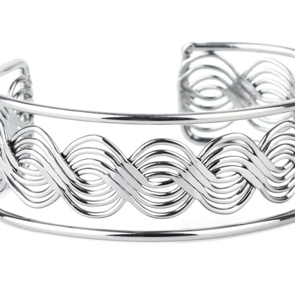 Paparazzi WEAVE An Impression Black Gunmetal Cuff Bracelet